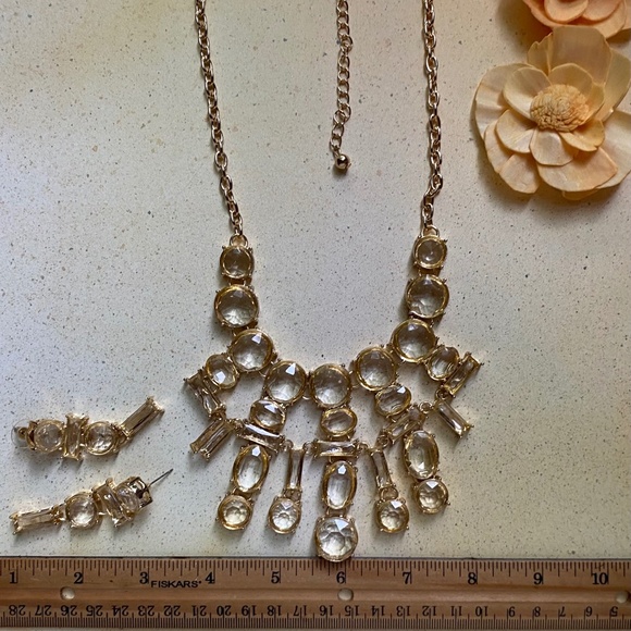 Chicos Necklace and Pierced Earring Set - Picture 7 of 10
